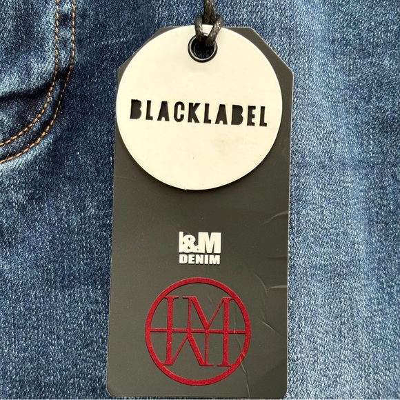 I&M Denim Black Label NWT High Rise Flare Dark Wash Women’s Jeans Size 29 - Picture 4 of 15